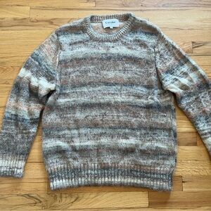 Corridor Space Dye Mohair Crewneck Sweater